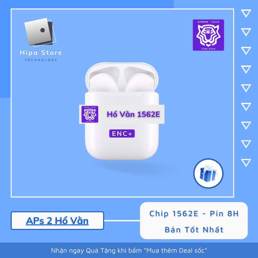 Siêu Phẩm Tai Nghe Hổ Vằn Gen 2 Bản Mới Hoàn Thiện Tuyệt Đối - Pin 8H | Hipa Store