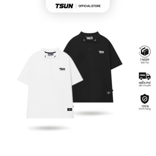 Áo Polo TSUN Slogan - Thêu - [UNISEX] - 2 Màu