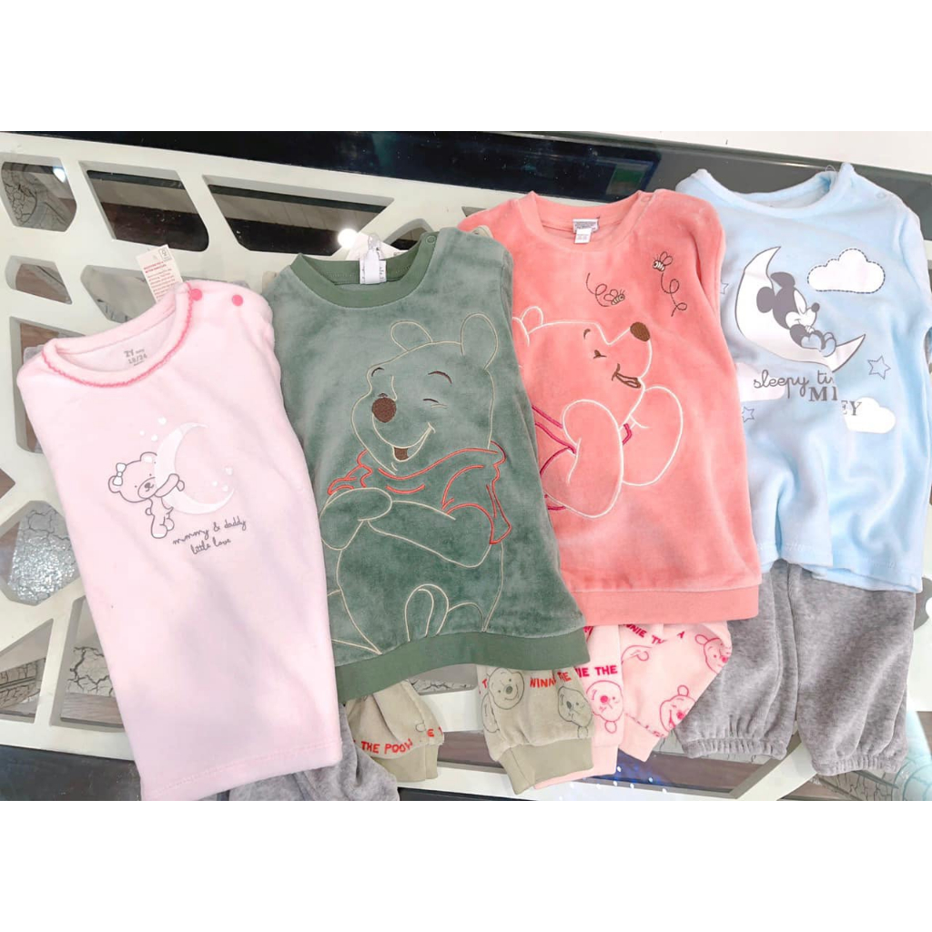 Bộ nỉ nhung ZY baby xuất xịn siêu đẹp