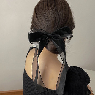 Cột tóc, kẹp tóc nơ dài