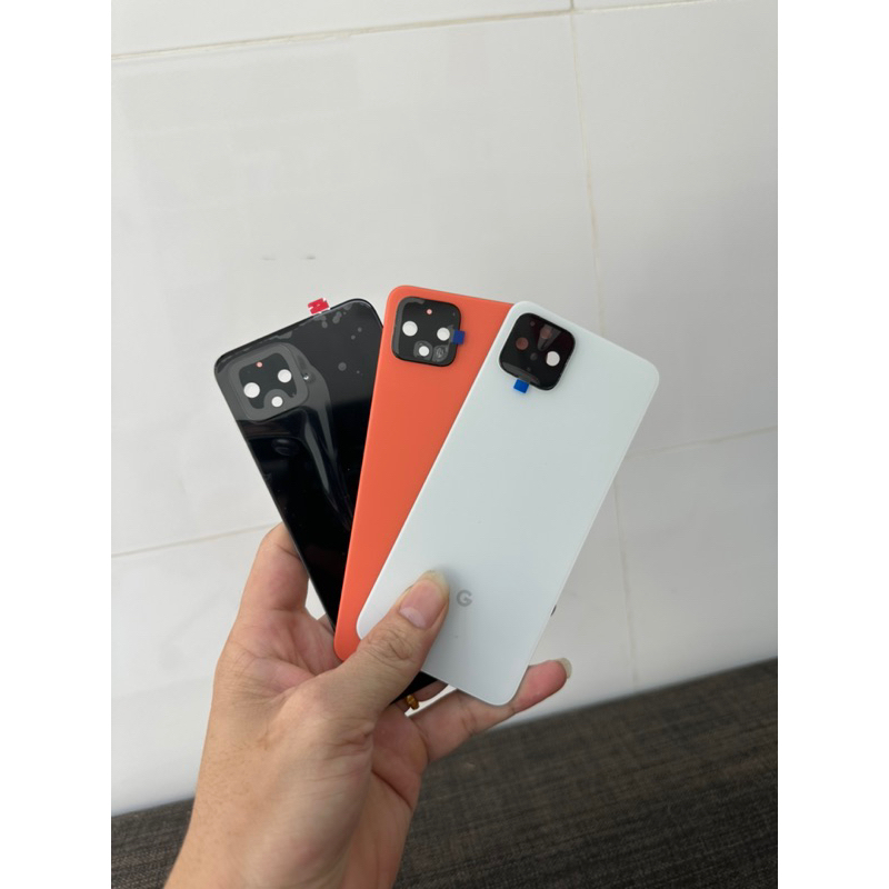 Nắp Lưng Google Pixel 4 zin mới tặng kèm kính camera + keo dán