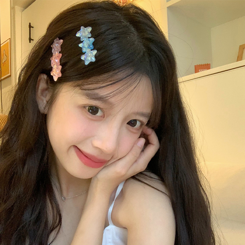 Miumiua🔮Kẹp Tóc Hình Ngôi Sao Lấp Lánh Ngọt Ngào Cho Nữ 2023