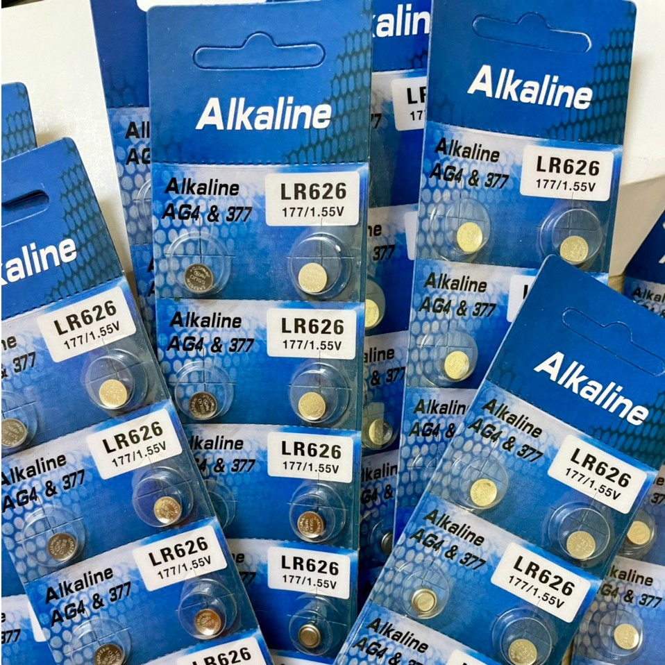 Pin đồng hồ máy quartz chạy kim LR626 1.5V