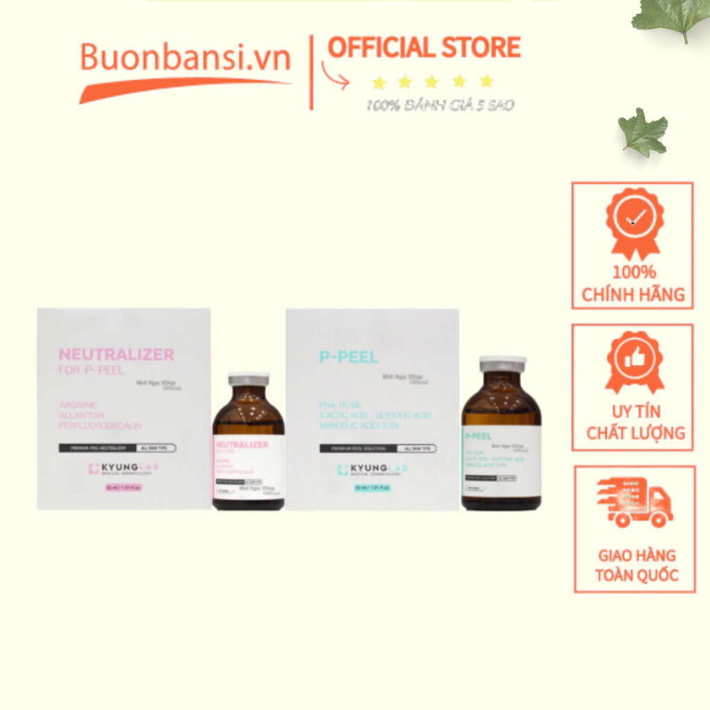 Set Peel Da Kyung Lab Thay Da Sinh Học Tái Tạo Làn Da 2 hộp x 30ml Hàn Quốc