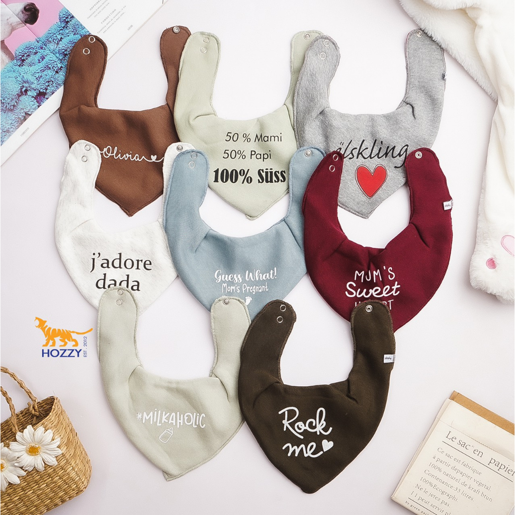 Yếm Pippi 3 lớp Hozzy