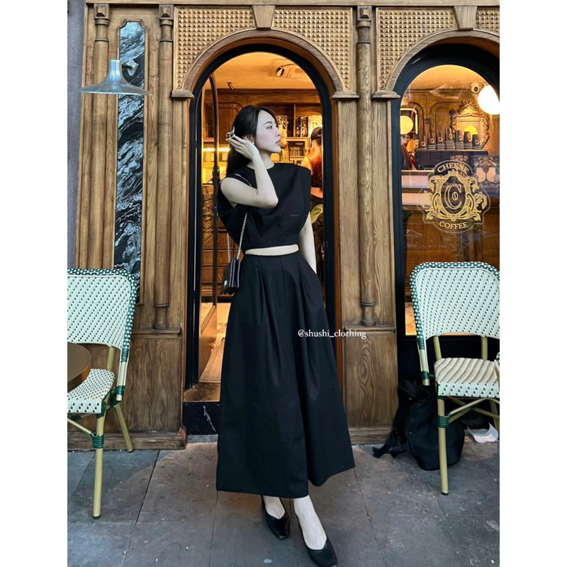 𝐋𝐢𝐚𝐦 𝐒𝐞𝐭 - Set Áo Và Chân Váy Linen