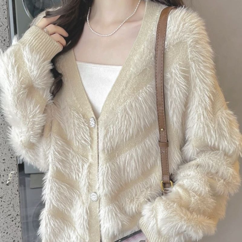 Áo cadigan len lông QC siêu xinh