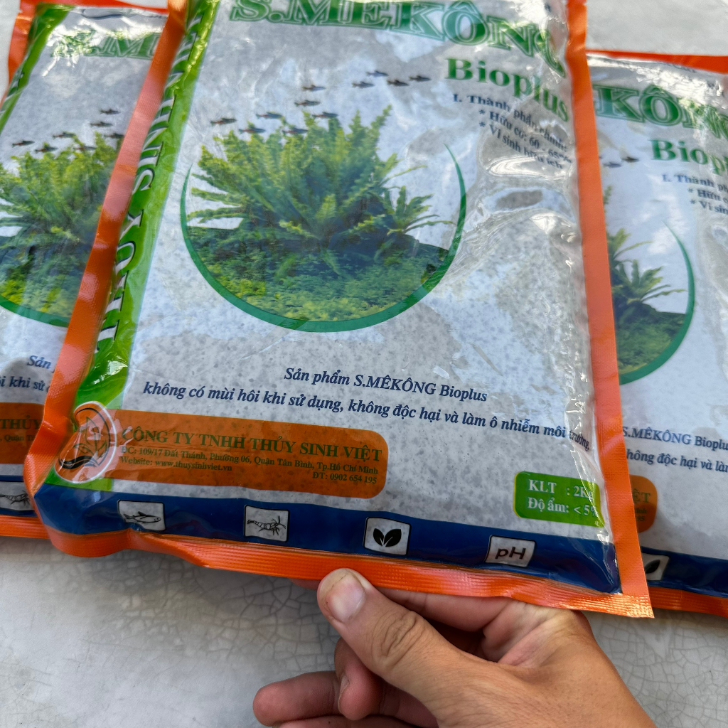Phân nền thủy sinh S.MÊKÔNG Bioplus 2kg