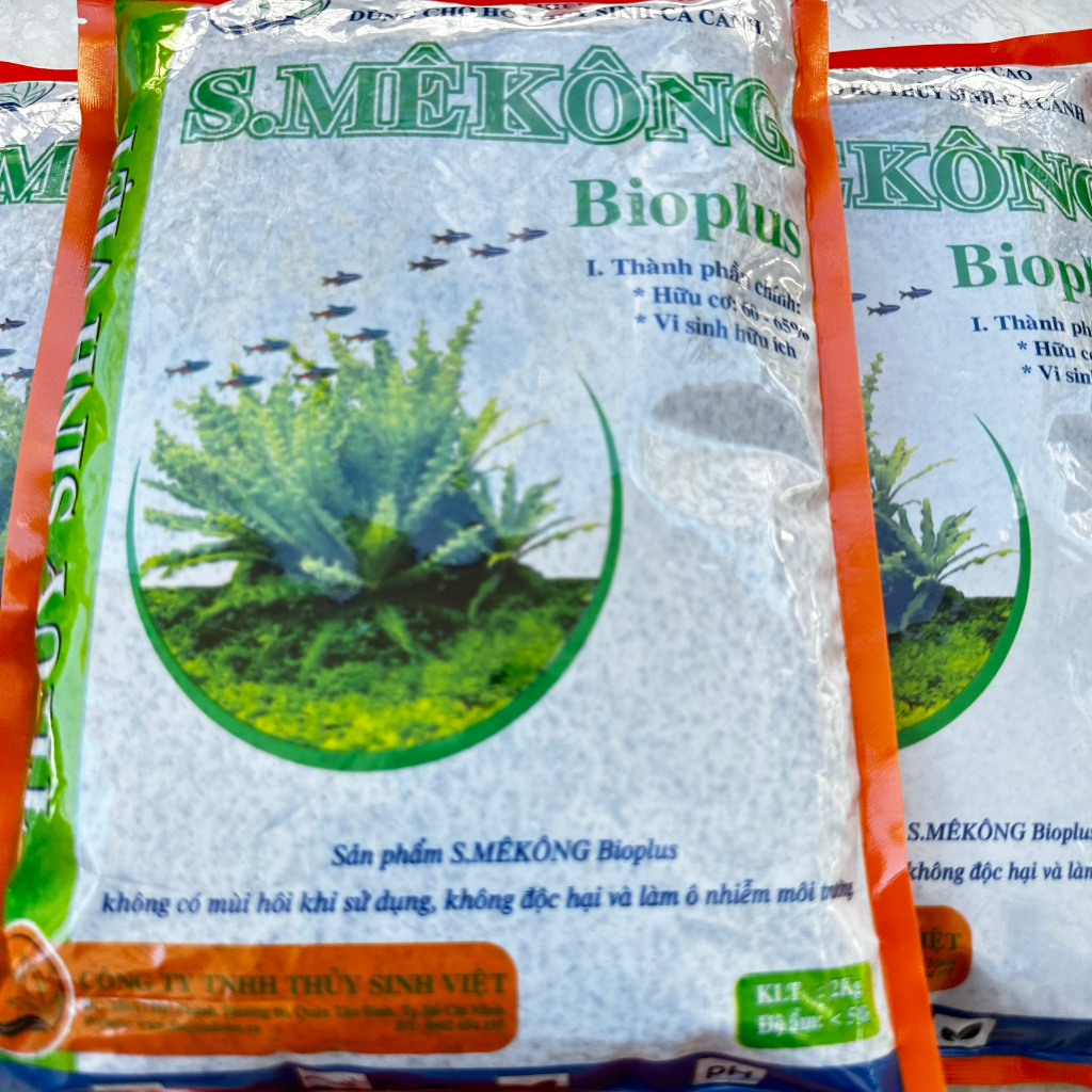Phân nền thủy sinh S.MÊKÔNG Bioplus 2kg