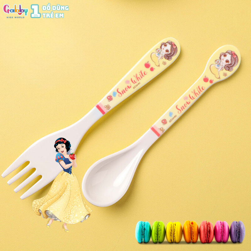 Muỗng Nĩa Ăn Dặm Nhựa Melamine Nhỏ Cho Bé Nhân Vật Disney (Mickey, Minnie, Donald, Ariel, Snow White)