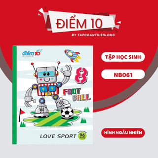 Tập học sinh 96 trang điểm 10 tp-nb028 156 x 205 mm.