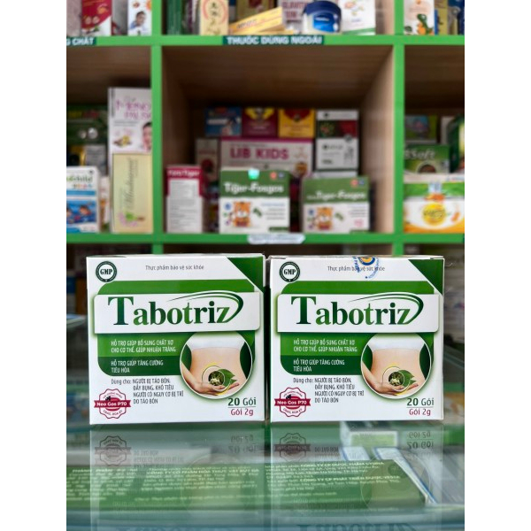 Chất xơ hòa tan Tabotriz -  Dùng cho người bị táo bón, trĩ, an toàn cho bà bầu - Hộp 20 gói - Nhà thuốc Gia Đình