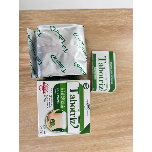 Chất xơ hòa tan Tabotriz -  Dùng cho người bị táo bón, trĩ, an toàn cho bà bầu - Hộp 20 gói - Nhà thuốc Gia Đình