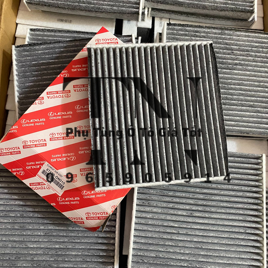 Than hoạt tính - Lọc gió điều hòa, máy lạnh xe Vios, Innova, Fortuner, Altis, Corolla Cross,Yaris,Camry - Mã:8713906060/