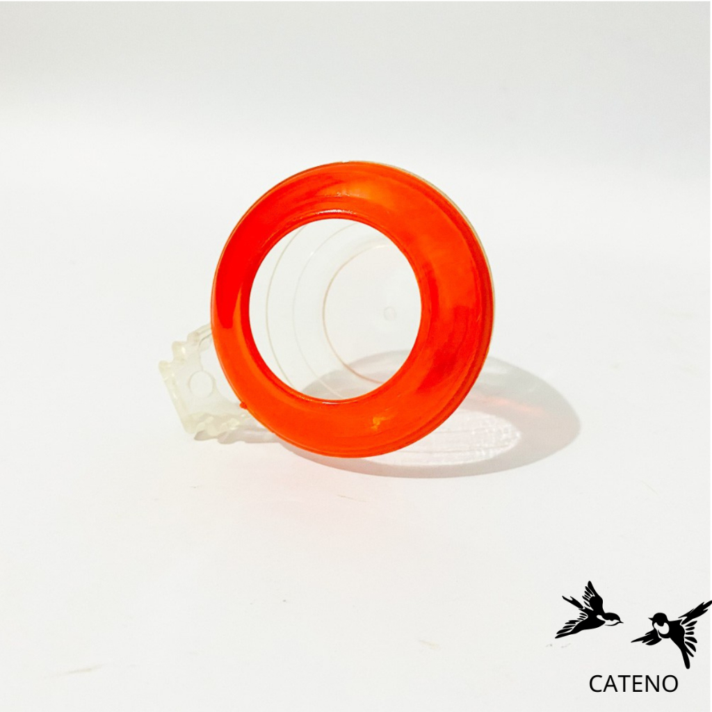 Cóng ăn đỏ chào mào - cóng ăn khuyên chất liệu nhựa mica giá rẻ họa tiết siêu đẹp