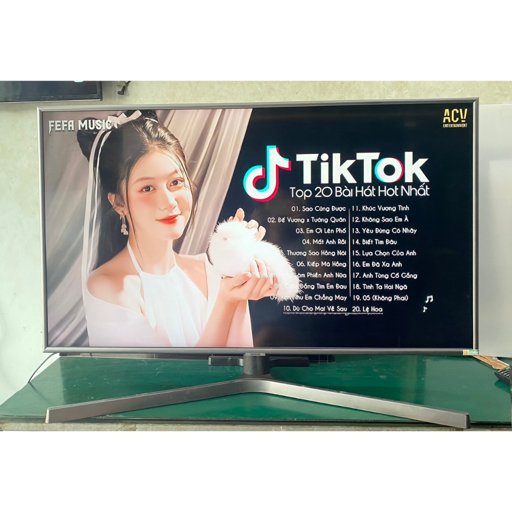 Tivi samsung 43 inch smart 4k có giọng nói mới 99% mạng nhanh