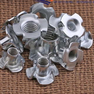 10 ốc cấy tán chấu liên kết gỗ, ốc cấy tạo ren gỗ m3 m4 m5 m6 m8