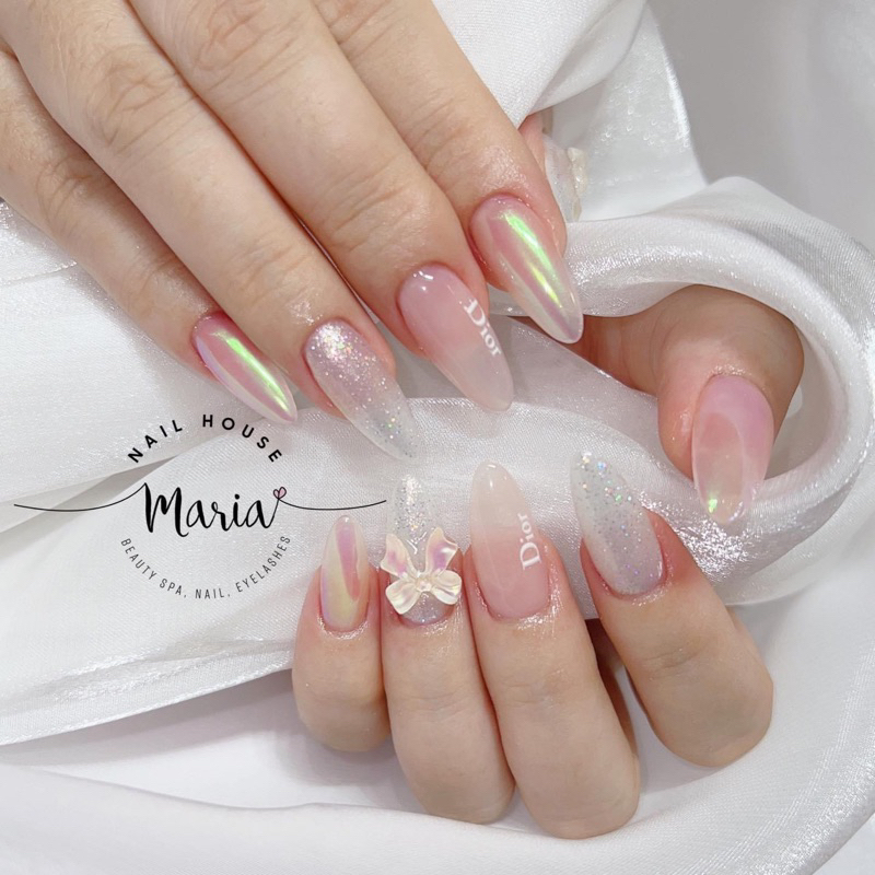 Charm nơ nail trang trí móng hot hit