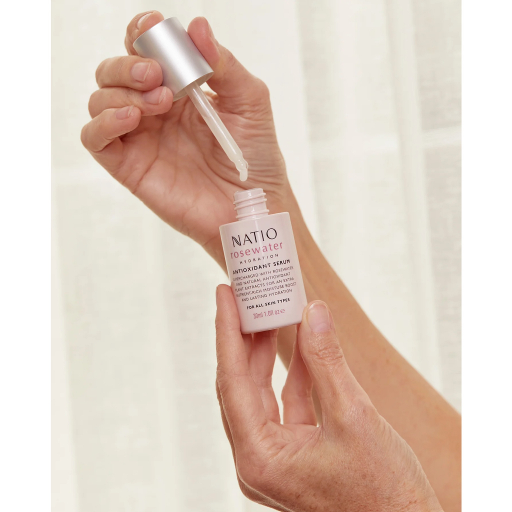 Tinh chất Hoa hồng tinh khiết 100% chống Oxy hóa mạnh mẽ, căng bóng, sáng hồng, se lỗ chân lông NATIO