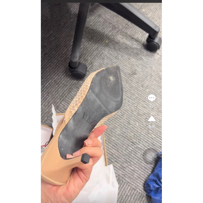 Giày cao gót zara 5 phân xuất dư thiết kế lưới mũi nhọn