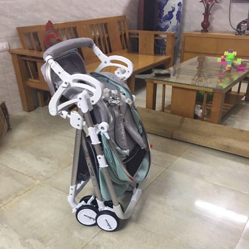 Xe đẩy gấp gọn 2chiều 3 tư thế Beleco