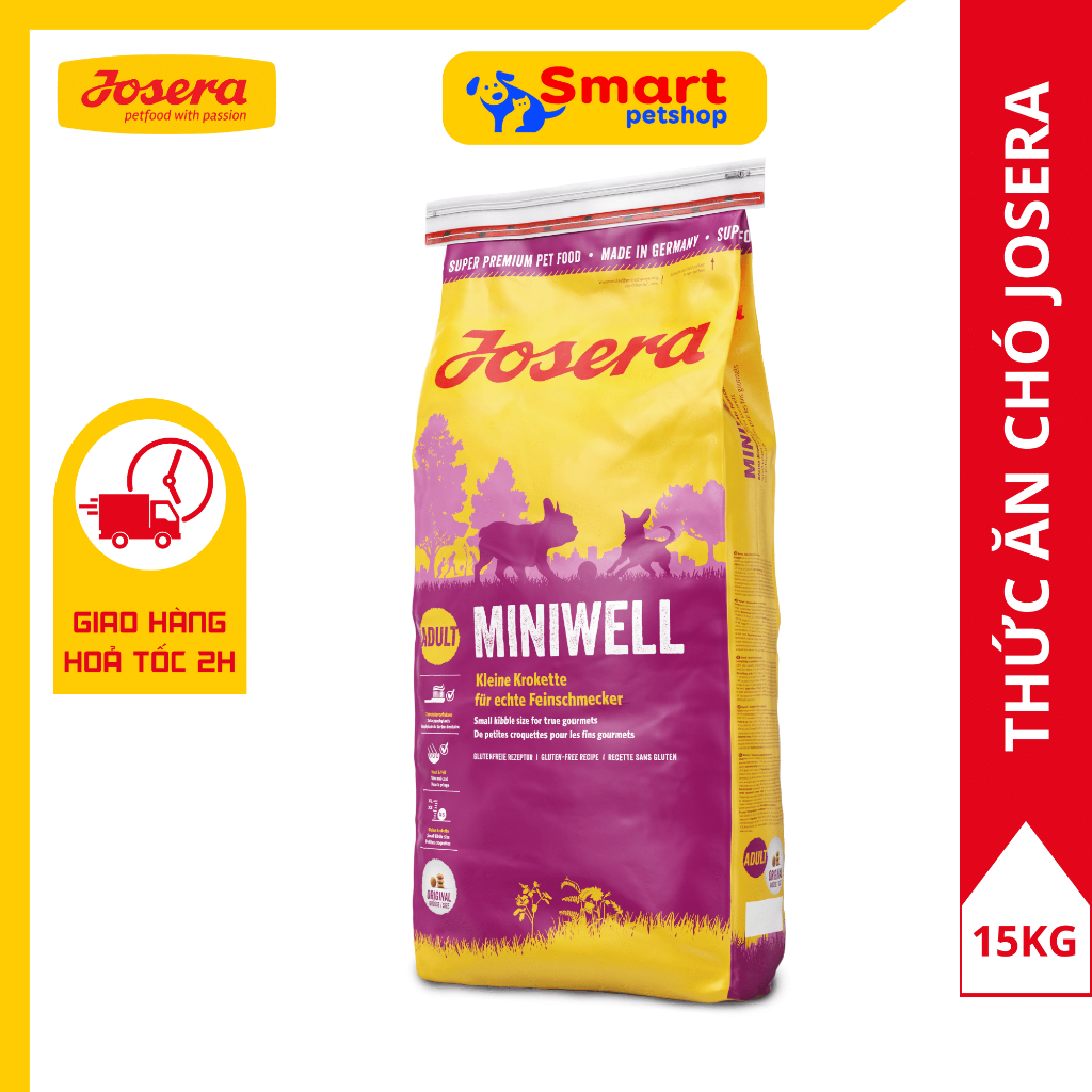 Thức Ăn Chó Cao Cấp Size Mini Trưởng Thành - Josera Mini Well 15KG