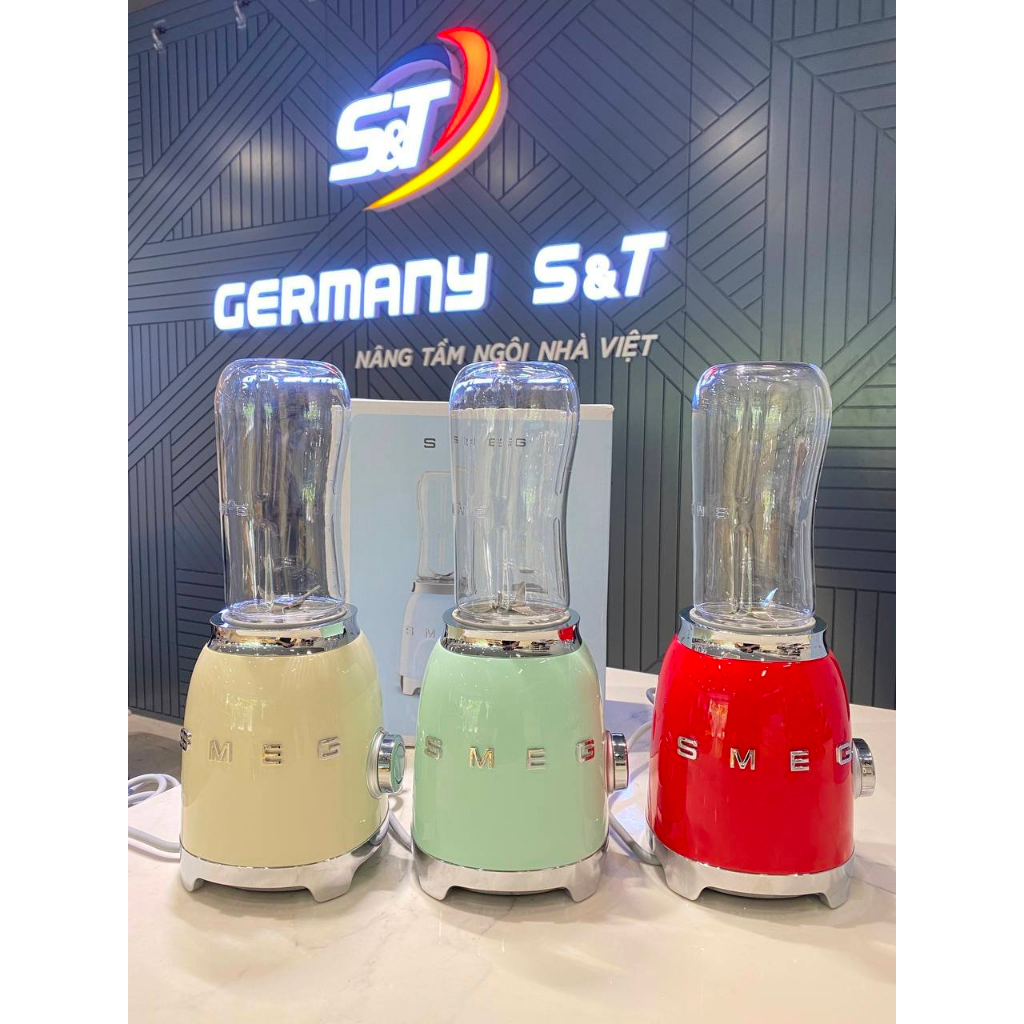 Máy xay sinh tố mini SMEG PBF01 Nội Địa Đức, Cối xay sinh tố, Máy xay sinh tố đa năng GermanySnT