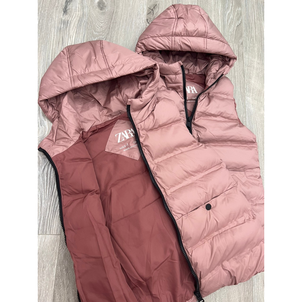 Áo phao gile hồng đỗ có sz mẹ bé