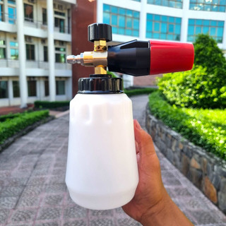 Bình tạo bọt tuyết gắn máy rửa xe cao áp 1000ml - Bọt nhiều, mịn chuyên dụng rửa xe hơi, xe máy.