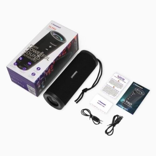 Loa Bluetooth Tronsmart T6 Pro 45W Chống nước IPX6 Ghép nối 2 loa - Hàng chính hãng