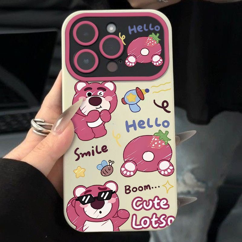 Ốp lưng iphone khung camera Lotso Cute 6/6splus/7/7plus/8/8plus/x/xs/11/12/13/14/pro/max/plus/promax -Awifi Case T6-7 | BigBuy360 - bigbuy360.vn