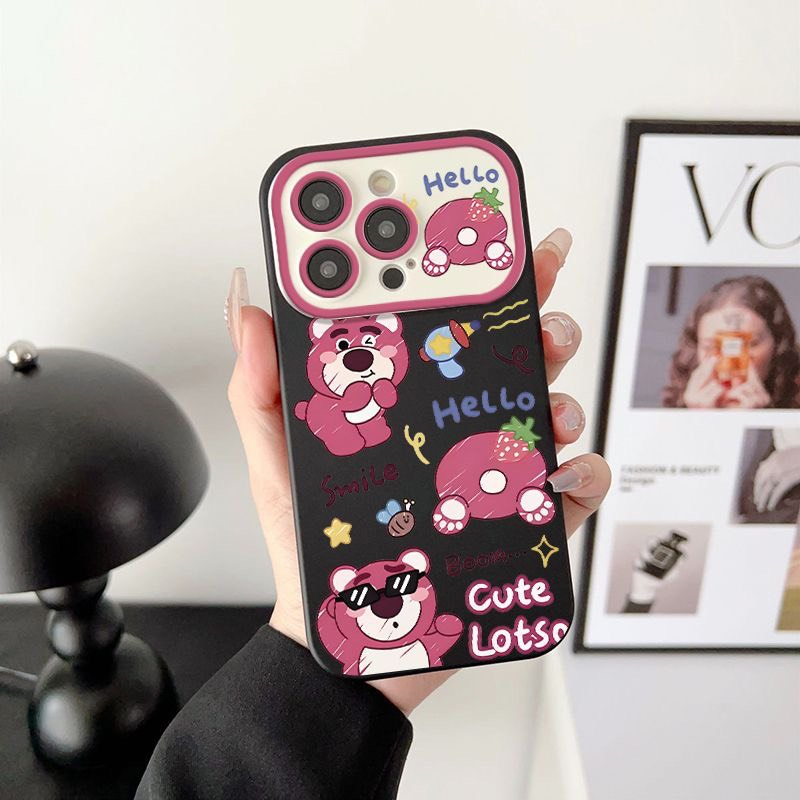 Ốp lưng iphone khung camera Lotso Cute 6/6splus/7/7plus/8/8plus/x/xs/11/12/13/14/pro/max/plus/promax -Awifi Case T6-7 | BigBuy360 - bigbuy360.vn