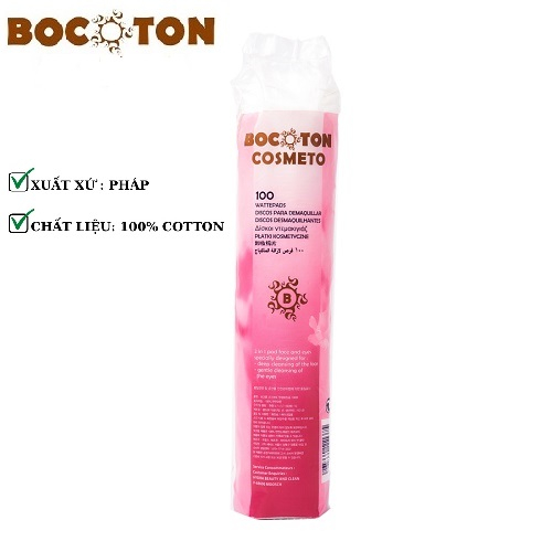 Bông tẩy trang Bocoton Classic Cosmeto 100 Miếng
