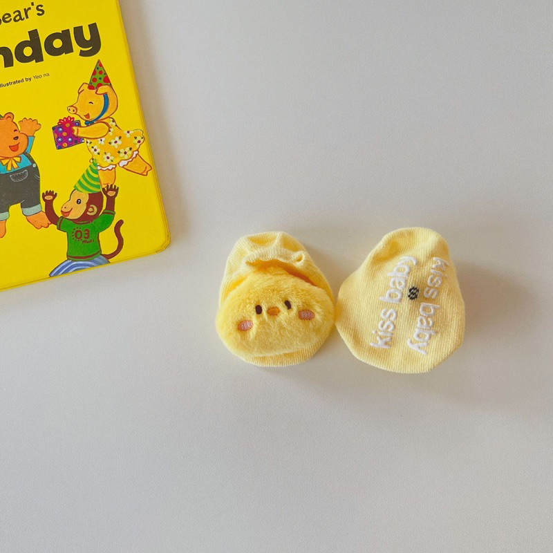 Tất Vớ Hình Thú Cho Bé Có Chống Trượt TAT08, Vớ Cotton Mềm Có Hình Thú Nhồi Bông Đáng Yêu Cho Bé