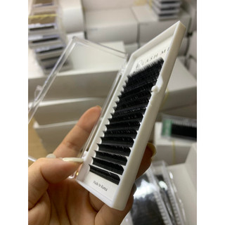 Mi khay lashes supply 16 line màu đen độ cong c, chất mi silk hàn, mềm dễ bắt keo, dùng để nối volume, classic