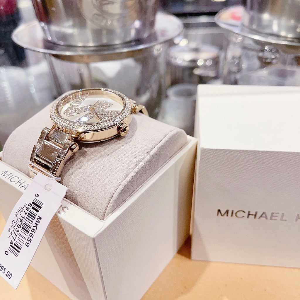 Đồng hồ nữ Michael Kors MK6659 Women's Stainless Steel Quartz Watch, Authentic, fullbox, Luxury diamond watch