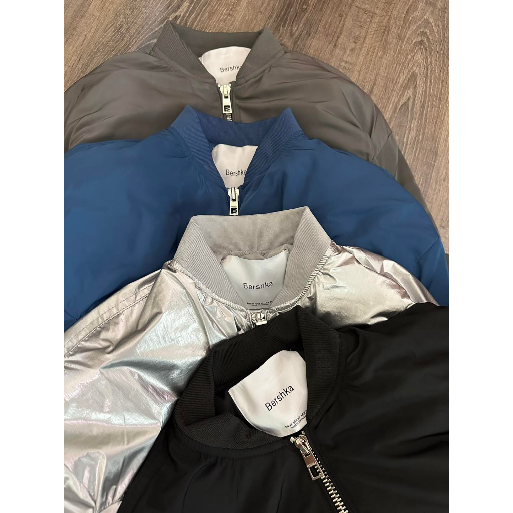 Áo khoác bomber dúm BK nữ