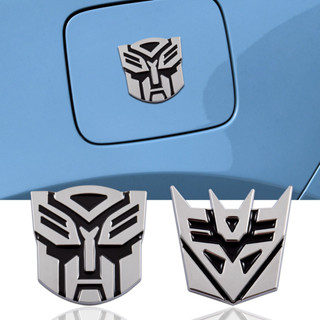  Tem Dán Nắp Bình Xăng Ô Tô Bằng Kim Loại Hình Transformers - Miếng Dán Decal 3D Trang Trí Xe Ô Tô Xe Máy Hàng Loại Tốt  