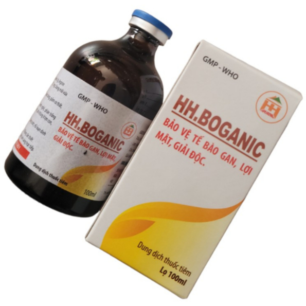 HH. Boganic 100ml- Vỏ trắng, gải độc gan thận cấp cho gà đá, GS, GC