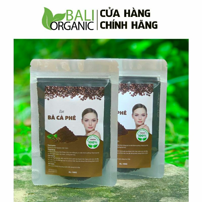 Bột bã cà phê xay mịn nguyên chất Baliorganic | BigBuy360 - bigbuy360.vn