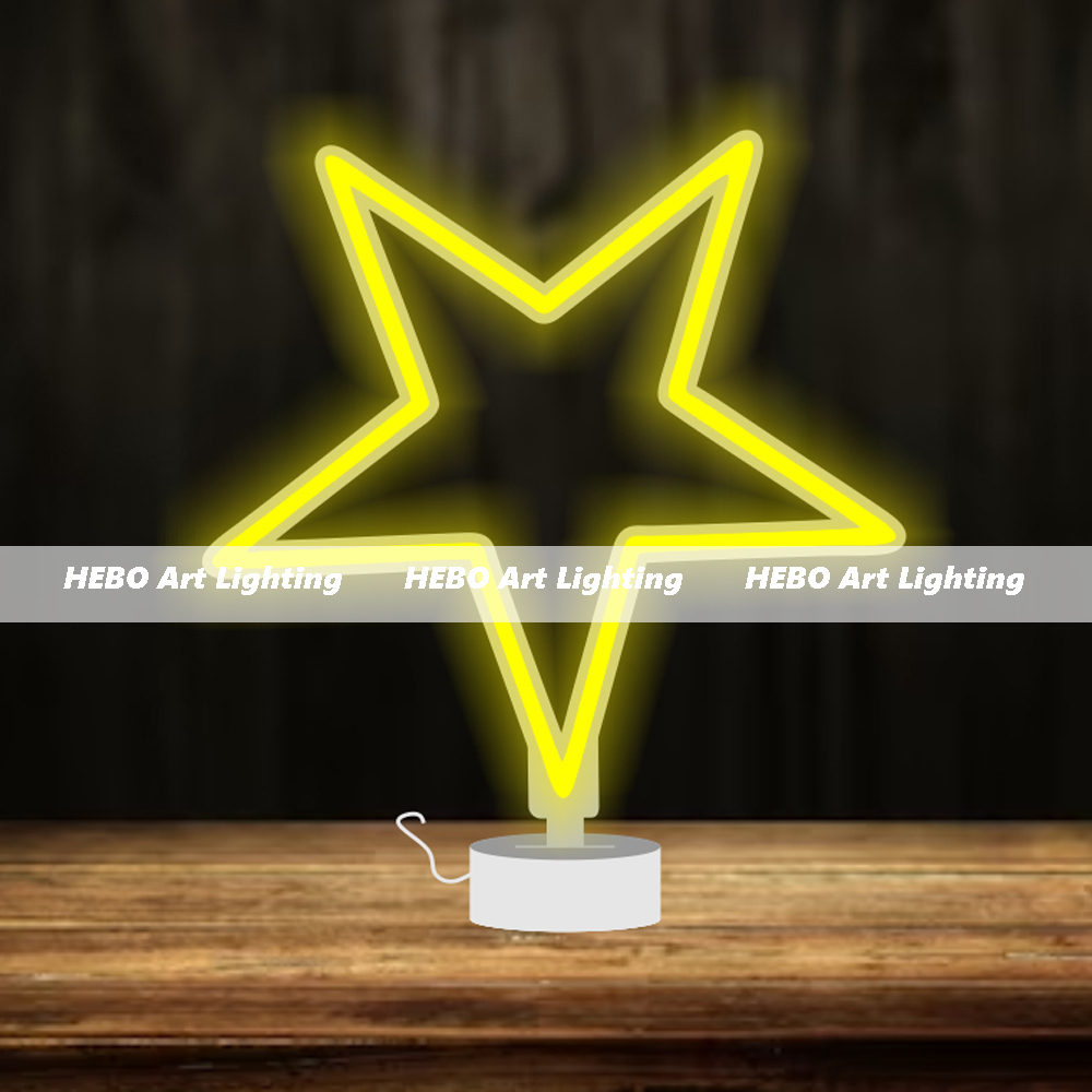 Đèn led neon để bàn trang trí phi thuyền, UFO mang phong cách độc đáo, tặng móc treo, lựa chọn hoàn hảo cho phòng ngủ