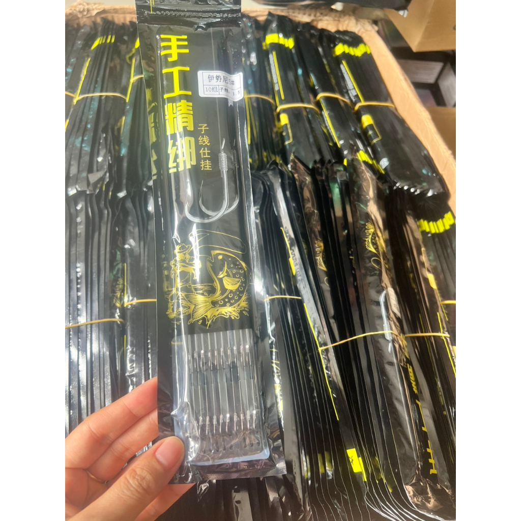 Thẻo đôi buộc sẵn - Thẻo đôi chuyên câu đơn câu đài đủ size - Lưỡi câu cá thẻo đôi -CO