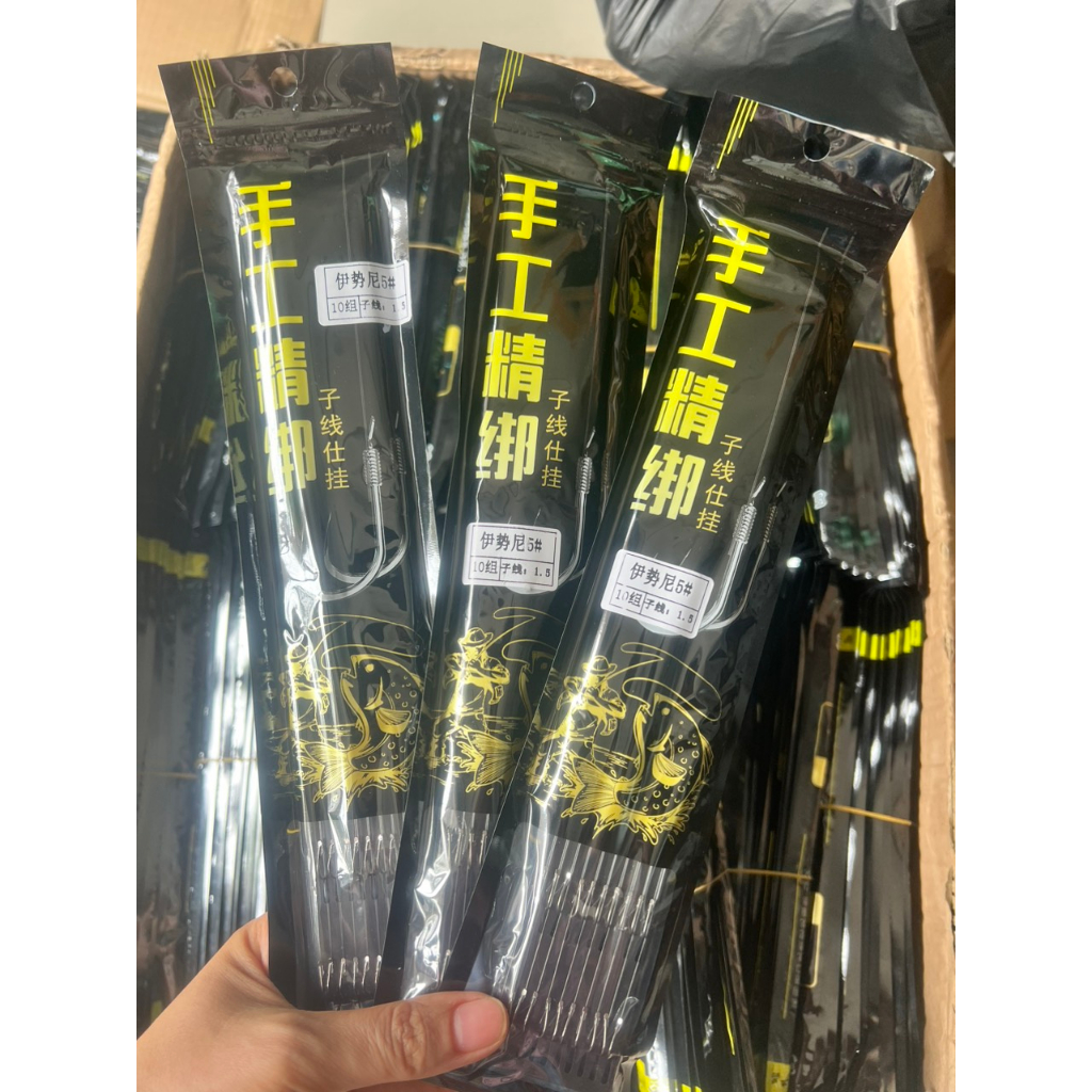 Thẻo đôi buộc sẵn - Thẻo đôi chuyên câu đơn câu đài đủ size - Lưỡi câu cá thẻo đôi -CO