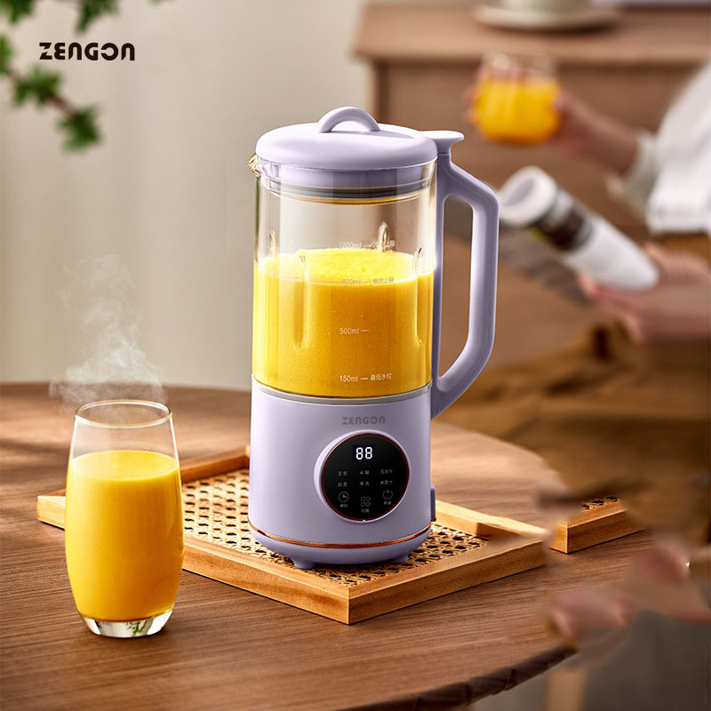 Máy Làm Sữa Hạt Đa Năng Zengon - Máy Xay Sữa Hạt Siêu Mịn - Cốc Thủy Tinh Chống Trào - Dễ Dàng Vệ Sinh BH 12 Tháng-ptkl