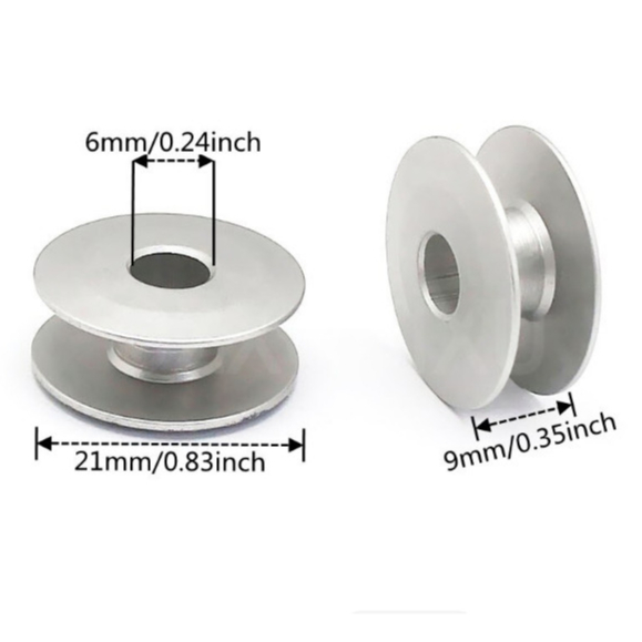 Suốt Nhôm Nhỏ, Suốt Mo Máy May 1 Kim, 272152A Aluminum Bobbin For Single Needle Sewing Machine