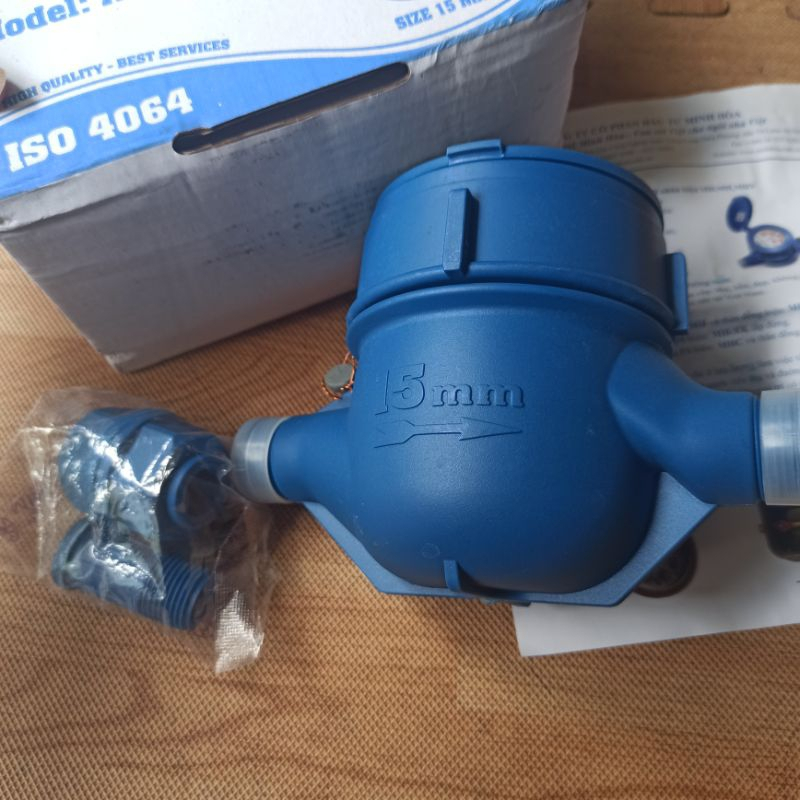 Đồng hồ đo nước sạch sinh hoạt Minh Hoà MD-15 phi 21- Hàng Chính Hãng Bảo hành 12 tháng