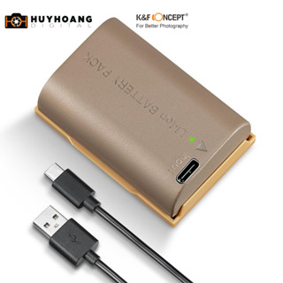 Pin máy ảnh Canon LP-E6NH có thể sạc trực tiếp | Thương hiệu K&F CONCEPT