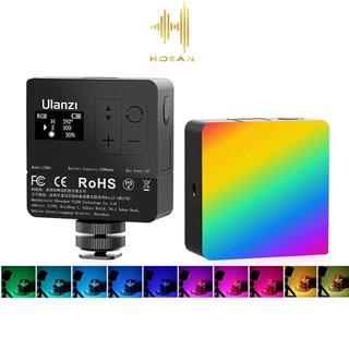 Đèn hỗ trợ quay phim chụp ảnh hosan ulanzi vl49 rgb pro đổi màu rgb tích hợp pin sạc 2500mah