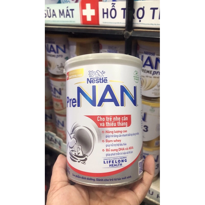 Sữa- pre nan mẫu mới  dành cho trẻ sinh non nhẹ cân
