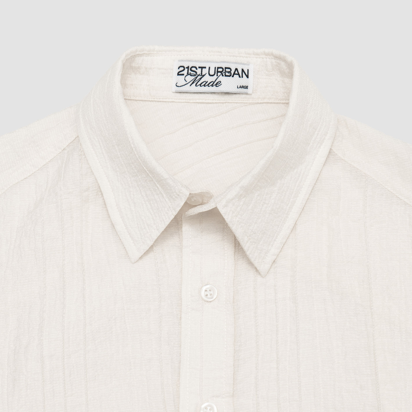 Áo sơ mi form boxy 4 màu 21ST URBAN Reuters Shirt